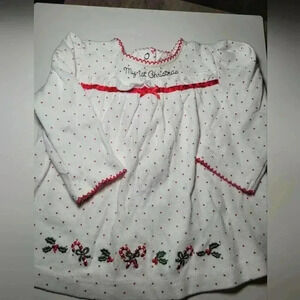 Little me 9M my 1st Christmas 100% cotton